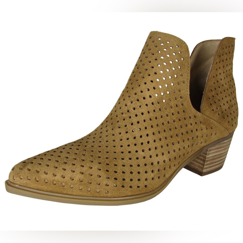 Steven Womens Danese Ankle Boot Shoes, Camel Suede, Size 8